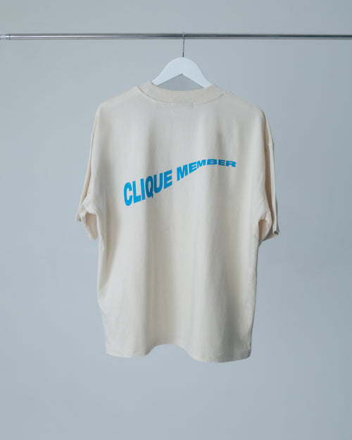 BLUE CLIQUE MEMBER TEE