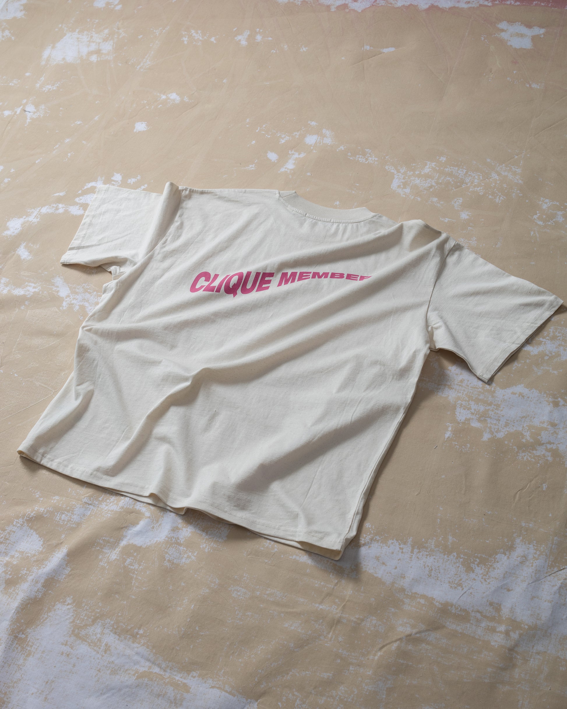 PINK CLIQUE MEMBER TEE