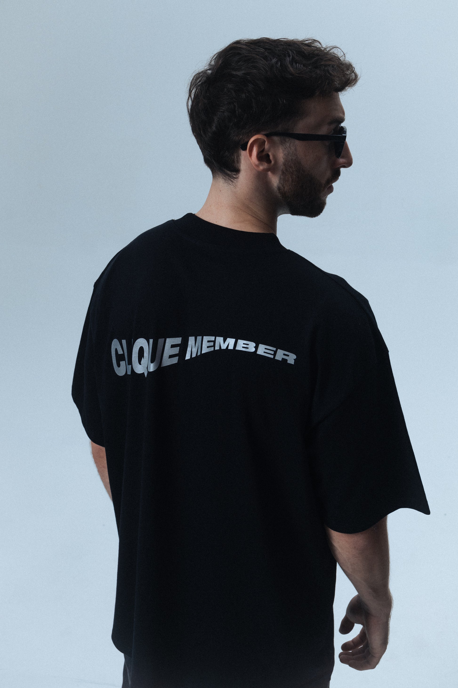 REFLECTIVE CLIQUE MEMBER TEE