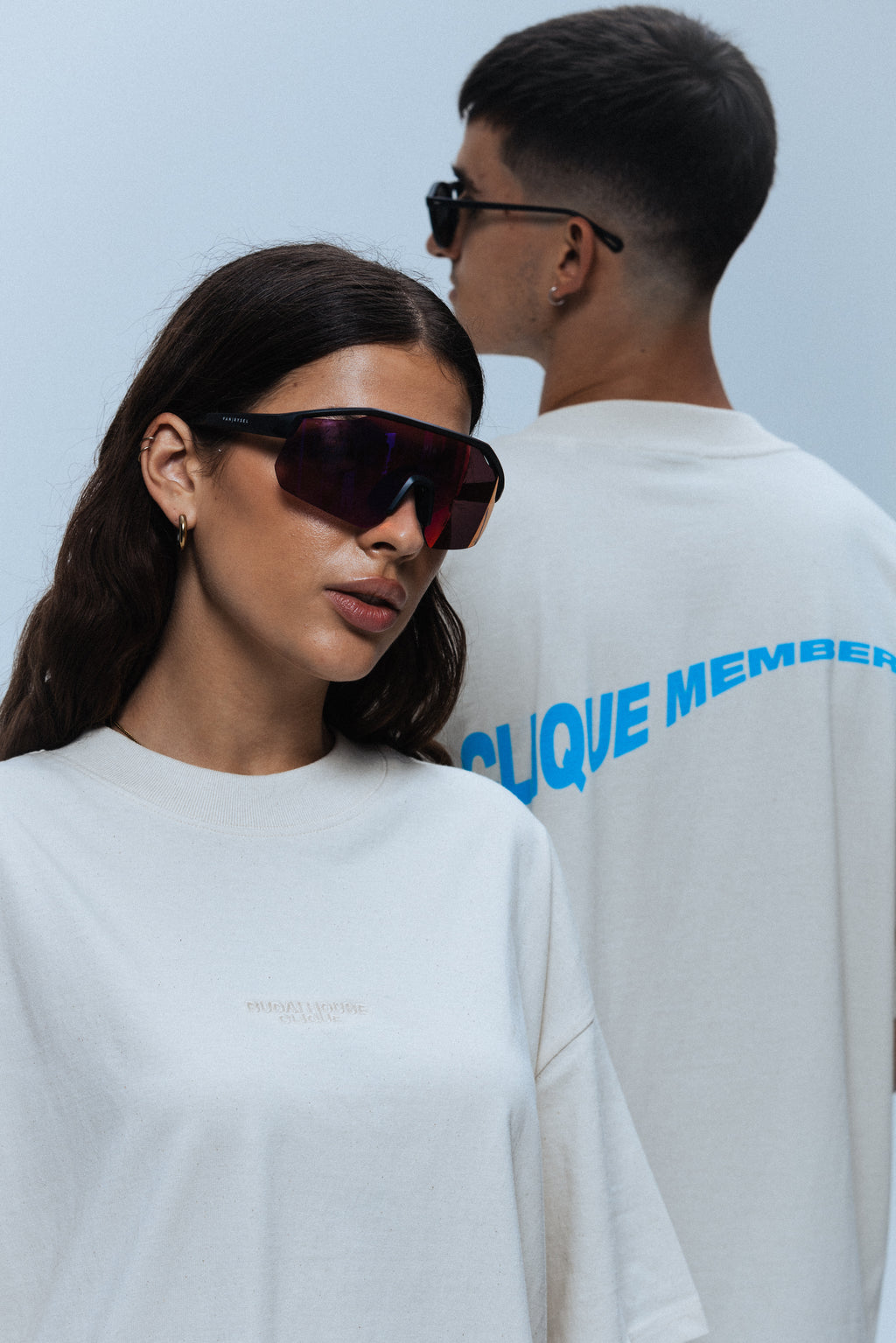 BLUE CLIQUE MEMBER TEE